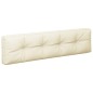 Palettenkissen 2-tlg. Creme Stoff Palettenkissen 2-tlg. Creme Stoff
