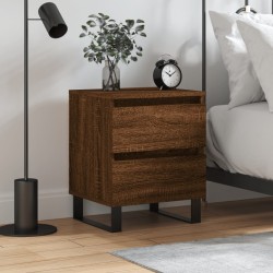 vidaXL Nachttisch Braun Eichen-Optik 40x35x50 cm Holzwerkstoff
