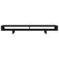 vidaXL Monitorständer Schwarz 100x27x14 cm Massivholz Kiefer vidaXL Monitorständer Schwarz 100x27x14 cm Massivholz Kiefer