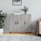 vidaXL Sideboard Grau Sonoma 90x34x80 cm Holzwerkstoff vidaXL Sideboard Grau Sonoma 90x34x80 cm Holzwerkstoff