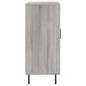vidaXL Sideboard Grau Sonoma 90x34x80 cm Holzwerkstoff vidaXL Sideboard Grau Sonoma 90x34x80 cm Holzwerkstoff
