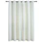 vidaXL Verdunkelungsvorhang mit Metallösen Samt Creme 290 x 245 cm vidaXL Verdunkelungsvorhang mit Metallösen Samt Creme 290 x 245 cm