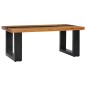 vidaXL Couchtisch 100 x 50 x 40 cm Massivholz Teak und Polyresin vidaXL Couchtisch 100 x 50 x 40 cm Massivholz Teak und Polyresin