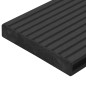 vidaXL Endkappen für Terrassendielen 10 Stk. Schwarz Kunststoff vidaXL Endkappen für Terrassendielen 10 Stk. Schwarz Kunststoff