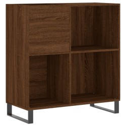 vidaXL Plattenschrank Braun Eichen-Optik 84,5x38x89 cm Holzwerkstoff