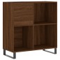 vidaXL Plattenschrank Braun Eichen-Optik 84,5x38x89 cm Holzwerkstoff vidaXL Plattenschrank Braun Eichen-Optik 84,5x38x89 cm Holzwerkstoff
