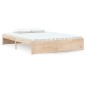 vidaXL Massivholzbett 135x190 cm vidaXL Massivholzbett 135x190 cm