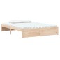 vidaXL Massivholzbett 135x190 cm vidaXL Massivholzbett 135x190 cm