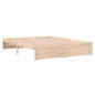 vidaXL Massivholzbett 135x190 cm vidaXL Massivholzbett 135x190 cm