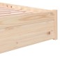 vidaXL Massivholzbett 135x190 cm vidaXL Massivholzbett 135x190 cm