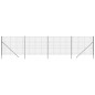 vidaXL Maschendrahtzaun Anthrazit 2x10 m Verzinkter Stahl vidaXL Maschendrahtzaun Anthrazit 2x10 m Verzinkter Stahl
