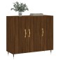 vidaXL Sideboard Braun Eichen-Optik 90x34x80 cm Holzwerkstoff vidaXL Sideboard Braun Eichen-Optik 90x34x80 cm Holzwerkstoff