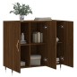 vidaXL Sideboard Braun Eichen-Optik 90x34x80 cm Holzwerkstoff vidaXL Sideboard Braun Eichen-Optik 90x34x80 cm Holzwerkstoff