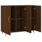 vidaXL Sideboard Braun Eichen-Optik 90x34x80 cm Holzwerkstoff vidaXL Sideboard Braun Eichen-Optik 90x34x80 cm Holzwerkstoff
