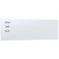 vidaXL Magnettafel Wandmontage Weiß 60x20 cm Hartglas vidaXL Magnettafel Wandmontage Weiß 60x20 cm Hartglas