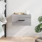 vidaXL Wand-Nachttisch Grau Sonoma 35x35x20 cm vidaXL Wand-Nachttisch Grau Sonoma 35x35x20 cm