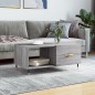 vidaXL Couchtisch Grau Sonoma 90x50x40 cm Holzwerkstoff vidaXL Couchtisch Grau Sonoma 90x50x40 cm Holzwerkstoff