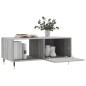 vidaXL Couchtisch Grau Sonoma 90x50x40 cm Holzwerkstoff vidaXL Couchtisch Grau Sonoma 90x50x40 cm Holzwerkstoff