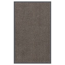 vidaXL Fußmatte getuftet Dunkelbraun 90x150 cm 