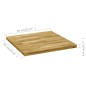 vidaXL Tischplatte Eichenholz Massiv Quadratisch 44 mm 70x70 cm vidaXL Tischplatte Eichenholz Massiv Quadratisch 44 mm 70x70 cm