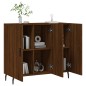 vidaXL Sideboard Braun Eichen-Optik 90x34x80 cm Holzwerkstoff vidaXL Sideboard Braun Eichen-Optik 90x34x80 cm Holzwerkstoff