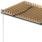 vidaXL Gelenkarmmarkise mit Pfosten 3x2,5 m Gelb und Weiß vidaXL Gelenkarmmarkise mit Pfosten 3x2,5 m Gelb und Weiß