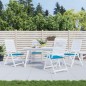 Gartenstuhl-Kissen 4 Stk. Blau 50x50x3 cm Oxford-Gewebe Gartenstuhl-Kissen 4 Stk. Blau 50x50x3 cm Oxford-Gewebe