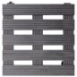 vidaXL Pflanzenroller 2 Stk. Grau 30x30x7,5 cm WPC vidaXL Pflanzenroller 2 Stk. Grau 30x30x7,5 cm WPC