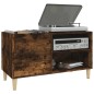vidaXL Plattenschrank Räuchereiche 84,5x38x48 cm Holzwerkstoff vidaXL Plattenschrank Räuchereiche 84,5x38x48 cm Holzwerkstoff