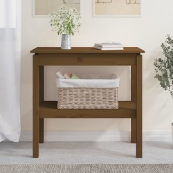 vidaXL Konsolentisch Honigbraun 80x40x75 cm Massivholz Kiefer