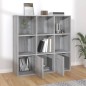 vidaXL Bücherschrank Grau Sonoma 98x30x98 cm vidaXL Bücherschrank Grau Sonoma 98x30x98 cm