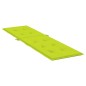 vidaXL Liegestuhl-Auflage Hellgrün (75+105)x50x4 cm vidaXL Liegestuhl-Auflage Hellgrün (75+105)x50x4 cm