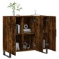 vidaXL Sideboard Räuchereiche 90x34x80 cm Holzwerkstoff vidaXL Sideboard Räuchereiche 90x34x80 cm Holzwerkstoff