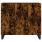 vidaXL Sideboard Räuchereiche 90x34x80 cm Holzwerkstoff vidaXL Sideboard Räuchereiche 90x34x80 cm Holzwerkstoff