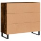 vidaXL Sideboard Räuchereiche 90x34x80 cm Holzwerkstoff vidaXL Sideboard Räuchereiche 90x34x80 cm Holzwerkstoff