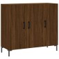 vidaXL Sideboard Braun Eichen-Optik 90x34x80 cm Holzwerkstoff vidaXL Sideboard Braun Eichen-Optik 90x34x80 cm Holzwerkstoff