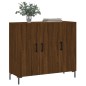vidaXL Sideboard Braun Eichen-Optik 90x34x80 cm Holzwerkstoff vidaXL Sideboard Braun Eichen-Optik 90x34x80 cm Holzwerkstoff
