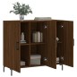 vidaXL Sideboard Braun Eichen-Optik 90x34x80 cm Holzwerkstoff vidaXL Sideboard Braun Eichen-Optik 90x34x80 cm Holzwerkstoff