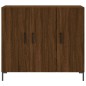 vidaXL Sideboard Braun Eichen-Optik 90x34x80 cm Holzwerkstoff vidaXL Sideboard Braun Eichen-Optik 90x34x80 cm Holzwerkstoff