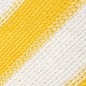vidaXL Balkonschirm HDPE 75 x 400 cm Gelb und Weiß vidaXL Balkonschirm HDPE 75 x 400 cm Gelb und Weiß