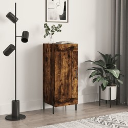 vidaXL Sideboard Räuchereiche 34,5x34x90 cm Holzwerkstoff