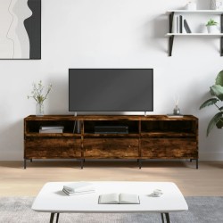 vidaXL TV-Schrank Räuchereiche 150x30x44,5 cm Holzwerkstoff