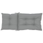Gartenstuhlauflagen für Hochlehner 6 Stk. Grau 120x50x7cm Stoff Gartenstuhlauflagen für Hochlehner 6 Stk. Grau 120x50x7cm Stoff