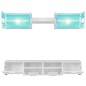 VidaXL 5-tlg. TV-Wohnwand-Set mit LED-Leuchten Hochglanz-Weiß VidaXL 5-tlg. TV-Wohnwand-Set mit LED-Leuchten Hochglanz-Weiß