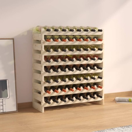 vidaXL Weinregal 83x29x90 cm Massivholz Kiefer