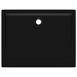 vidaXL Duschtasse ABS Rechteckig Schwarz 70x90 cm vidaXL Duschtasse ABS Rechteckig Schwarz 70x90 cm