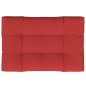 Palettenkissen Rot 120x80x12 cm Stoff