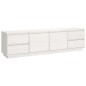 vidaXL TV-Schrank Weiß 176x37x47,5 cm Massivholz Kiefer vidaXL TV-Schrank Weiß 176x37x47,5 cm Massivholz Kiefer