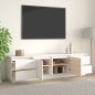 vidaXL TV-Schrank Weiß 176x37x47,5 cm Massivholz Kiefer vidaXL TV-Schrank Weiß 176x37x47,5 cm Massivholz Kiefer
