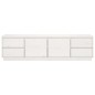 vidaXL TV-Schrank Weiß 176x37x47,5 cm Massivholz Kiefer vidaXL TV-Schrank Weiß 176x37x47,5 cm Massivholz Kiefer